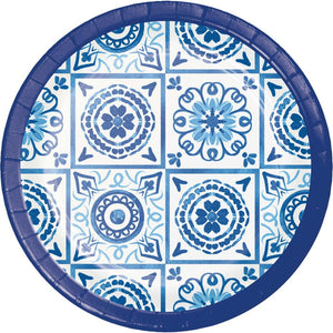 Blue Willow Paper 9.75 inch Banquet Plate (8/Pkg)