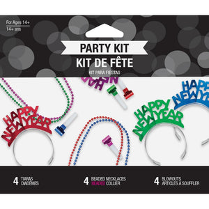 New Year Wearables Kit for 4, Assorted Colors (1 per Pkg)