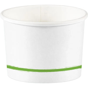 Bulk Pack of 16 Sensations 9 oz Paper Snack Cups w/ Plastic Lids