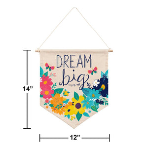 Dolly Parton "Dream Big" Hanging Canvas Sign (1/Pkg)