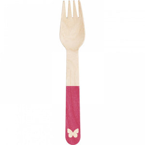 Pink Dolly Parton Assorted Wooden Cutlery (24/Pkg)