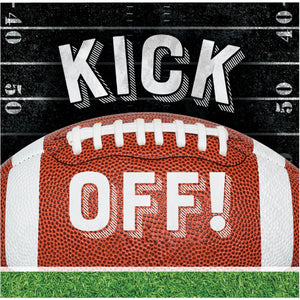 Bulk Pack of 48 Football Kick Off Beverage 2Ply Napkin