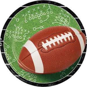 Bulk Pack of 24 Football Kick Off 7" Dessert Plate