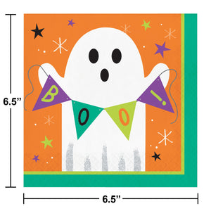 Bulk Pack of 32 Halloween Pals 2Ply Luncheon Napkin