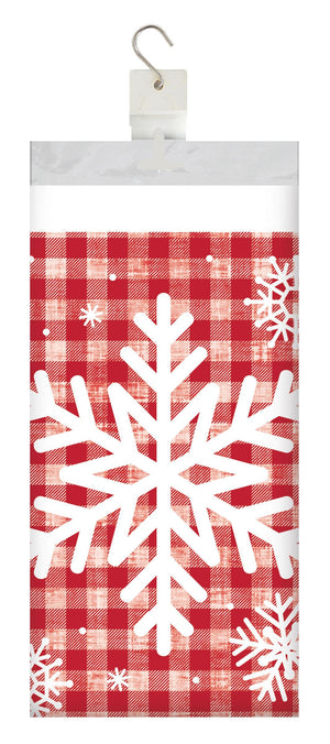 Bulk Pack of 2 Let It Snow Paper Tablecover, 54"x102"