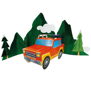 Bulk Pack of 2 Outdoor Adventure Centerpiece 3D Jeep