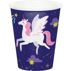 Bulk Pack of 16 Unicorn Galaxy Hot/Cold Cup 9Oz