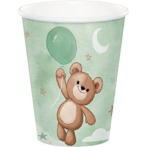 Bulk Pack of 16 Teddy Bear Hot/Cold Cup 9Oz