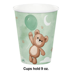 Bulk Pack of 16 Teddy Bear Hot/Cold Cup 9Oz