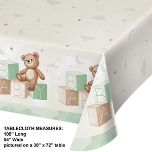 Bulk Pack of 2 Teddy Bear Tablecover 54" x 102"