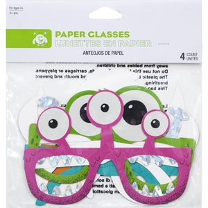 Bulk Pack of 8 Monsters Paper Glasses