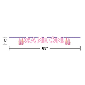 Bulk Pack of 2 Gamer Girl Letter Banner w/ Tassels