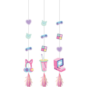 Bulk Case of Digital Game Hanging Cutouts w/ Tassels