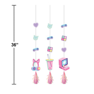 Bulk Case of Digital Game Hanging Cutouts w/ Tassels