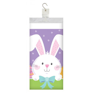 Bulk Pack of 2 Bowtie Bunny Paper Tablecover, 54"x102"