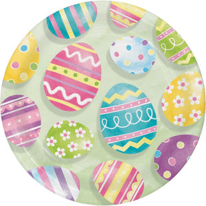 Bulk Pack of 16 Eggsciting Easter 8.75" Dinner Plate