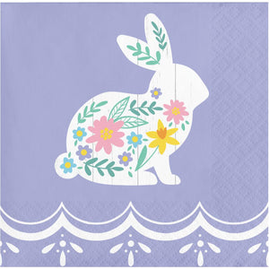 Bulk Pack of 48 Easter Elegance Beverage Napkin