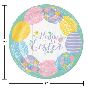 Bulk Pack of 24 Easter Elegance 6.75" Dessert Plate