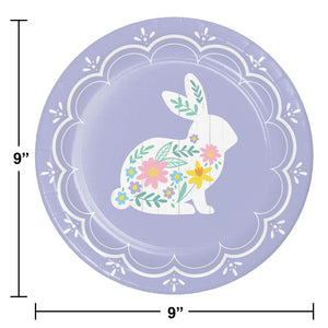 Bulk Pack of 16 Easter Elegance 8.75" Dinner Plate