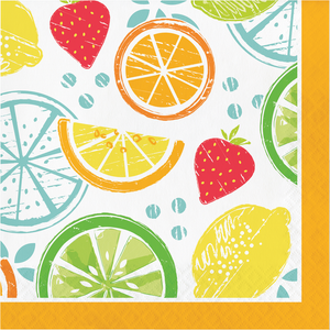 Bulk Pack of 32 Tutti Frutti 2 Ply Luncheon Napkin