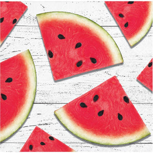 Bulk Pack of 48 Watermelon Wow 2 Ply Beverage Napkin