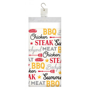 Bulk Pack of 2 BBQ Gingham Paper Tablecover, 54"x102"