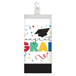 Bulk Pack of 2 Grad Cap Toss Paper Tablecover, 54"x102"