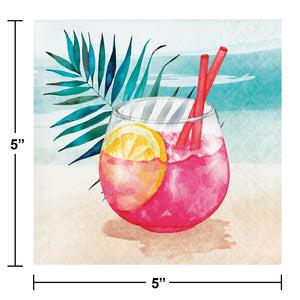 Summer Breeze Sangria Beverage Napkin (16/Pkg)