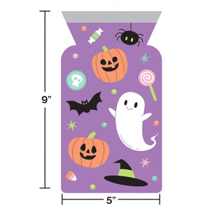 Bulk Pack of 24 Halloween Characters Cello Bag w/Zipper