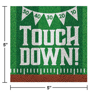 Bulk Pack of 48 Tailgate Time Beverage Napkin