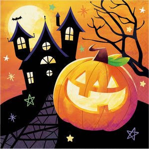 Haunted Pumpkins Luncheon Napkin (16 per Pkg) by Creative Converting