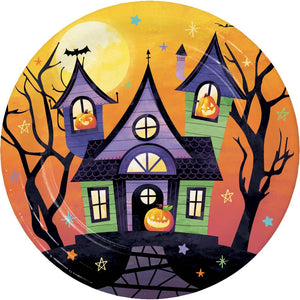 Haunted Pumpkins Luncheon Plate (8 per Pkg) by Creative Converting