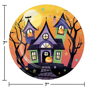 Haunted Pumpkins Luncheon Plate (8 per Pkg) by Creative Converting