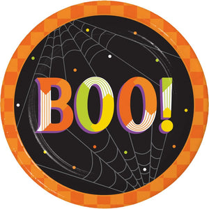 Retro Halloween Luncheon Plate (8 per Pkg) by Creative Converting