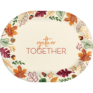 Fall Festivities Oval Platter (8 per Pkg)