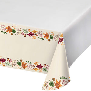 Fall Festivities Paper Tablecover, Border Print (1 per Pkg) by Creative Converting