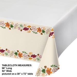 Bulk Pack of 2 Fall Festivities Paper Tablecover