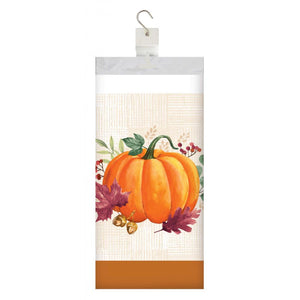 Harvest Wishes Paper Tablecover, Border Print (1 per Pkg) by Creative Converting