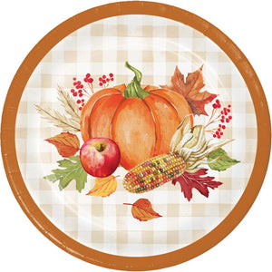 Hello Harvest Luncheon Plate (8 per Pkg) by Creative Converting