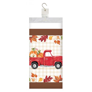 Hello Harvest Paper Tablecover, Border Print (1 per Pkg) by Creative Converting