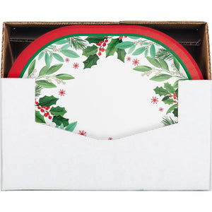 Holly Jolly Christmas Oval Platter (8 per Pkg)