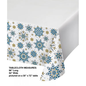 Whimsical Winter Paper Tablecover, Border Print (1 per Pkg) by Creative Converting