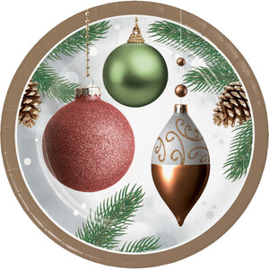 Dazzling Ornaments Luncheon Plate (8 per Pkg) by Creative Converting