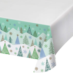 Bulk Pack of 2 Winter Wonderland Paper Tablecover