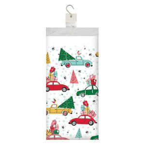 Christmas Cars Paper Tablecover, Border Print (1 per Pkg) by Creative Converting