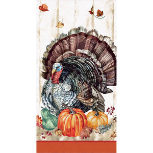 Bulk Pack of 32 Timeless Turkey Guest Towel