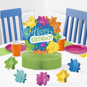 Splatter Honeycomb Centerpiece (1 per Pkg)