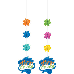 Splatter Hanging Cutouts w/ Honeycomb (2 per Pkg) by Creative Converting