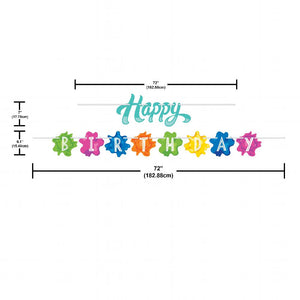 Splatter Banner (2 per Pkg) by Creative Converting