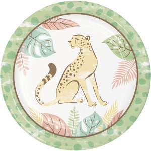 Bulk Pack of 24 Safari Baby Luncheon Plate